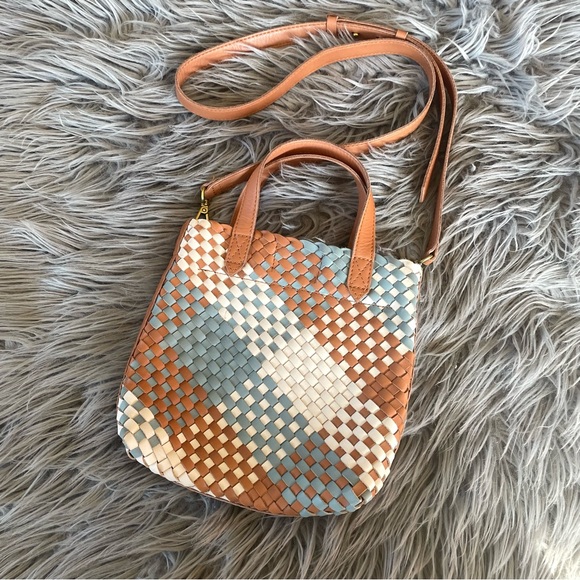 MADEWELL rare woven leather small transport crossbody - Picture 3 of 10